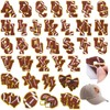 68 Pcs Football Patches Chenille Letter Patches Self Adhesive Embroidered