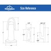 HOMOTEK 2 Pack Heavy Duty Door Stopper with Manual Hook,Door