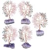 Nupuyai Tree of Life Stone with Natural Amethyst Base Crystal