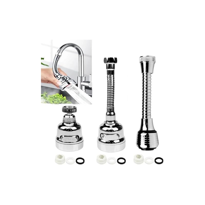 3 piezas de cabezal de llave de cocina, aireador de