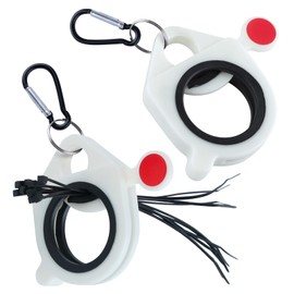 GOLD DEER 2Pcs Zip Tie Holder with 10Pcs 8 Inch Black Cable Ties Light Plastic Cable Tie Holder Zip Tie Organizer for Efficient Cable Management Reusable Zip Ties Holder for Easy and Neat Organization