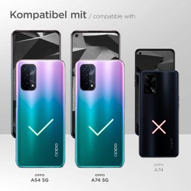 moex FlexProtect Screen Protector Compatible with Oppo A54 5G / A74 5G Screen Protector Only 0.2 mm Thin HD Ultra Clear and Extra Scratch-Resistant - Pack of 3