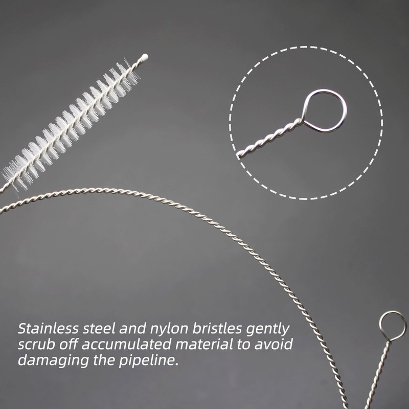 4 Pieces Feeding Tube Brushes, Cleaning Brushes, 32 Inches Long