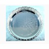 Royal Silver Round Stylish 23cm Silver Plated Paandan Tray Home