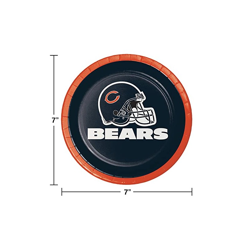Trendware Chicago Bears Dessert Plates, 24 ct