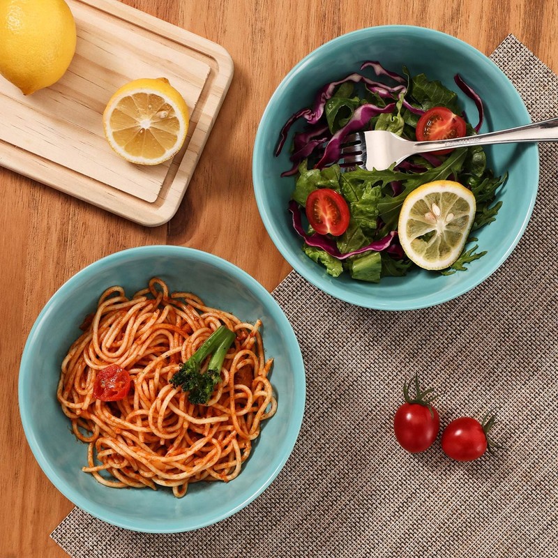 TP 18-Piece Dinnerware Set, Melamine Dishes Set with Bowls and