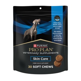 Purina Pro Plan Veterinary Supplements Skin Care Dog Supplements with Omega-3 Fish Oil and EPA and DHA - (Pack of 1) 30 ct. Pouches
