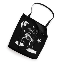 Moonlight Unicorn Costume For Girls Pegasus Gothic Skeleton Tote Bag