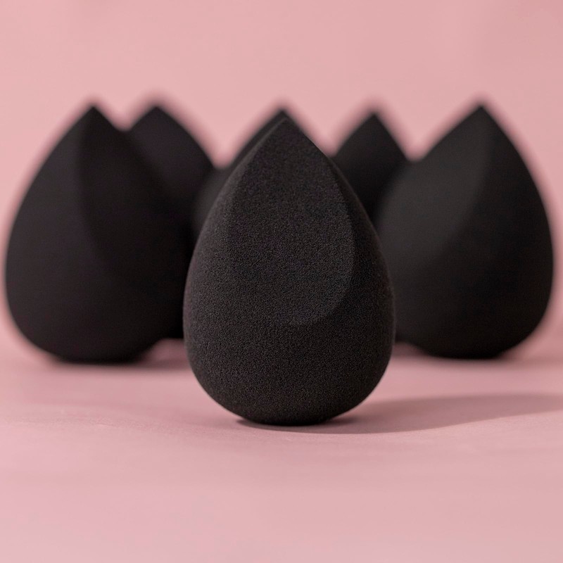 SIXPLUS Multifunctional Makeup Sponge Puff, Teardrop Shape, Diagonally Cut Flat