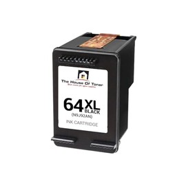 Compatible Ink Cartridge Replacement for HP N9J92AN (64XL) Black Ink Ctg (480 YLD) for use in 6220, 6222, 6222 All-in-On, 6230, 6232, 6234, 6255, 7120, 7130, 7134, 7155