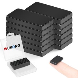 Wukong 20x10x3mm Strong Magnets, 12 Pack Bar Magnet, Square Magnet for Whiteboards, Fridge, Project, Noticeboard or DIY Office