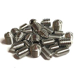 Pack of 6 M5 x 10 Taper Tips A2 St DIN 914