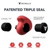 Decibullz - Custom Molded Earplugs, 31dB Highest NRR, Comfortable Hearing