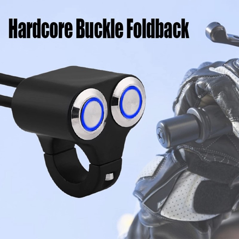 Motorcycle Handlebar Switch, 7/8 Inch 22 mm Motorcycle Switch Indicator