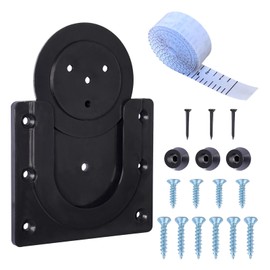 Dart Board Bracket Black, Professional Dart Board Accessories Hanging Dartboards Includes Dartboard Bracket, Screws, Wall Hanging Hooks and Tape Measure