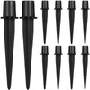 jojofuny Replacement Stakes for Solar Lights, Pack of 10 Plastic