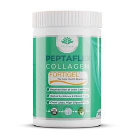 FORTIGEL® Bioactive Collagen Peptides | Support Joint Cartilage Regeneration and Long Term Mobility - Proven Results with Clinical Trials - FORTIGEL by GELITA - 300g Tub with Scoop