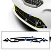 BOGAR TECH DESIGNS Front Lower Lip Chrome Delete Overlay Film