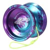 2pcs Aluminum Alloy Yoyo Ball Competitive Yoyoball with Bearing Strings