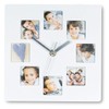Wall Clock White 21 x 21 cm Photo Clock 8