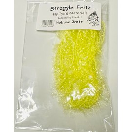 Flies4U - Fly tying Straggle Fritz - 2mt - Material - YELLOW