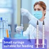 24 Pack of 1ml Plastic Syringes with Caps - Sterile,