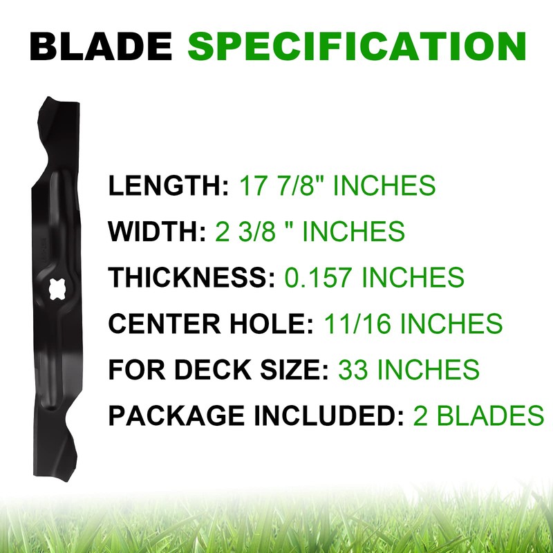 Aeagle High Lift Blade 33 inch Deck for MTD Cub