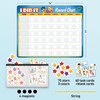 Kids Responsibility Chart Board with Magnets, 63 Chores, Potty Train