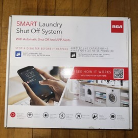 RCA Smart Laundry Water Leak Detector & Auto Shut-Off System APP Alerts