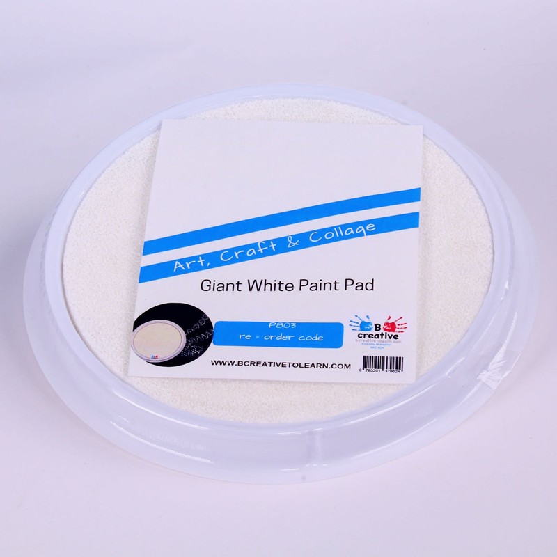 Bcreative Giant Washable White Paint Pad