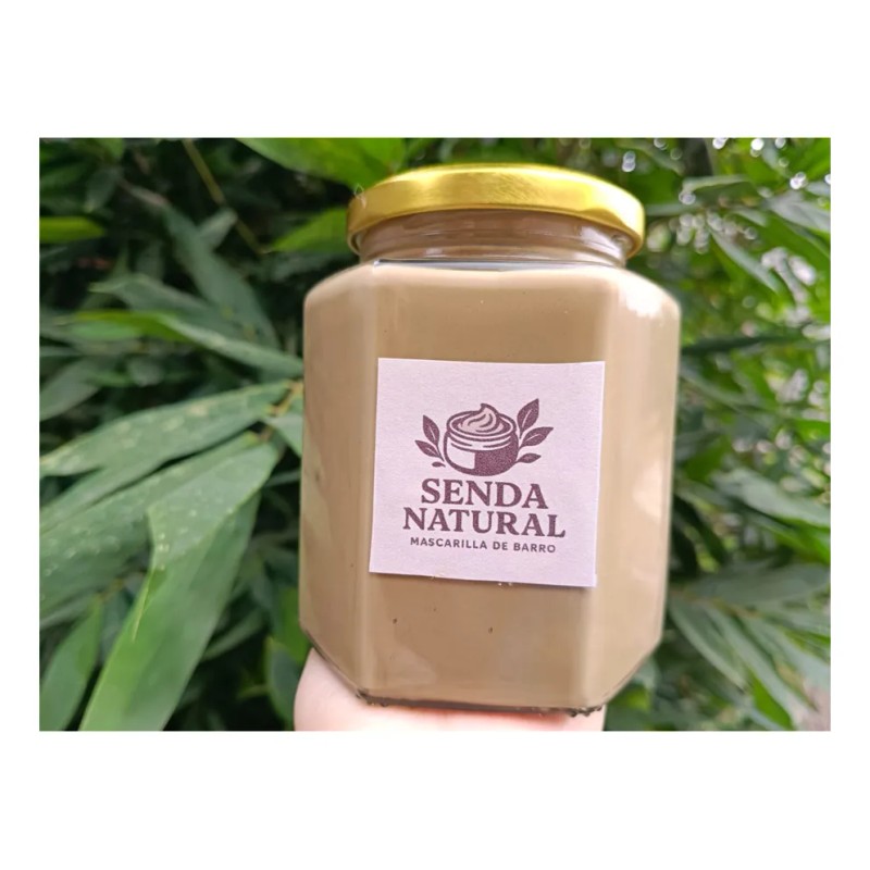 Mascarilla De Barro Natural Limpieza Facial Profunda 450 Ml Grasa