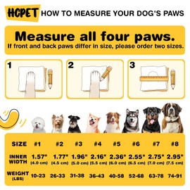 Hcpet Dog Shoes, Dog Boots for Large Dogs, Breathable Dog Booties Paw Protector for Summer Hot Pavement, Winter Snowy Day, Outdoor Walking, Indoor Hardfloors Anti Slip Sole Blue Size 6