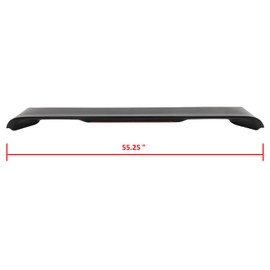 cciyu Rear Trunk Spoiler Wing With 3rd Brake Light Fits For 2002-2006 For Toyota Camry Spoiler Wing ABS