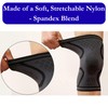 Bargain Wells Black Knee Support Brace Sleeve — Sports &