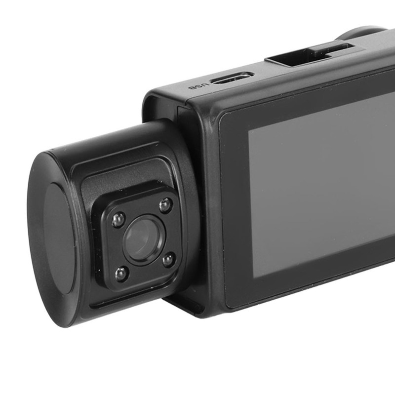 2in Dash Cam Camera 3 Lens DC12 to 24V 1920x1080P
