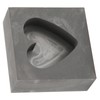 Graphite Casting Mold Professional Heart Shaped Ingot Casting Refining Mould