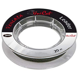 Uni Cat Unisex Adult Vencata Leader 20 m Leader Line for Catfish Fishing, Leader Material for Catfish Mounting, Catfish Line, Catfish Leader, Diameter / Load Capacity: 0.60 mm / 67 kg, White