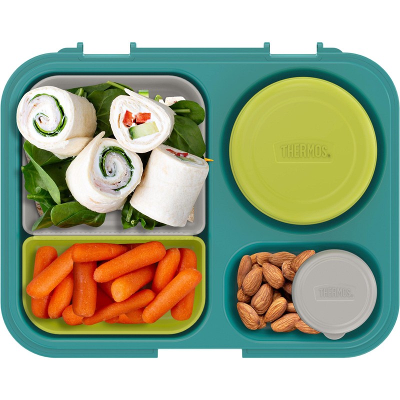 THERMOS Kids Freestyle Food Storage Lunch Kit, Blue