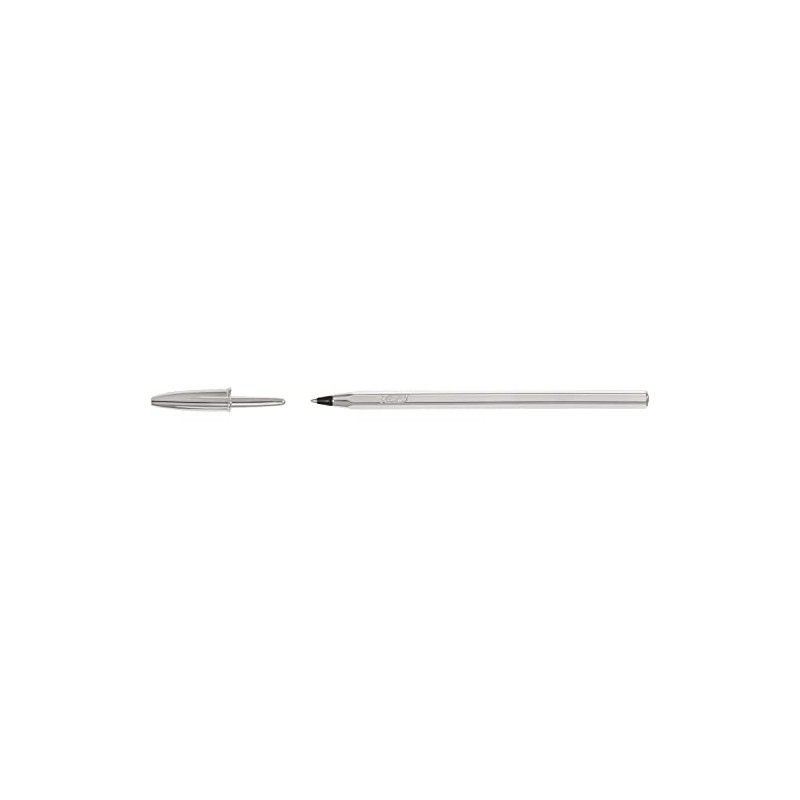 BIC Pack of 3 Crystal Limited Edition Ballpoint Pens Black