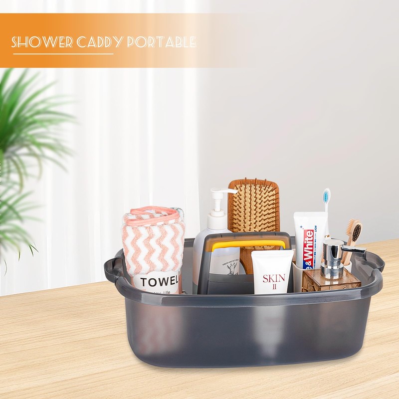 Large Cleaning Supplies Caddy Portable Shower Basket Supply Organizer with