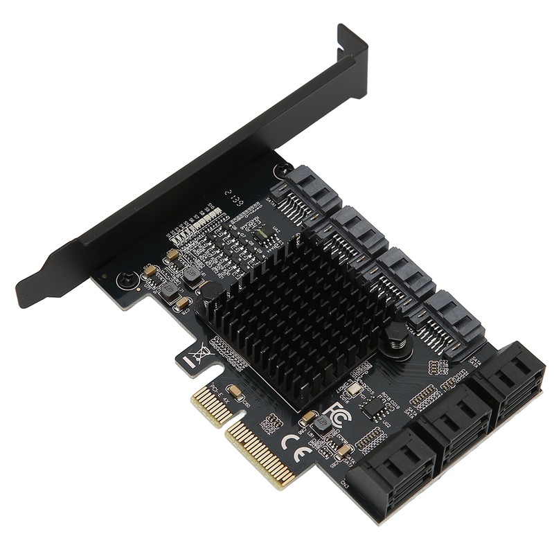 Adapter Card 6Gbps PCIE 4X to 10 Ports SATA3.0 Multi