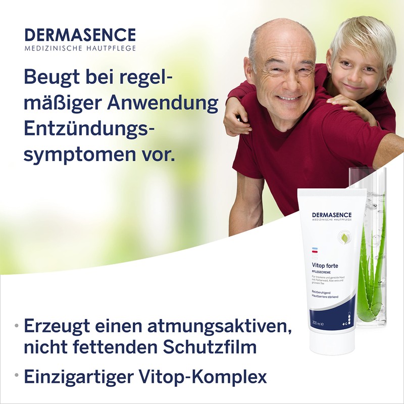 DERMASENCE Vitop Forte Care Cream - Skin Protective Basic Care
