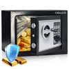 Othralith Small Safe Box for Money, 0.23 Cu Ft Mini