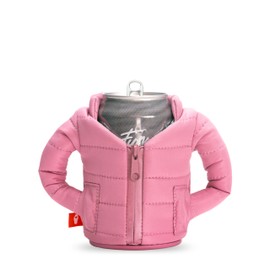 Puffin - The Puffy Jacket - Insulated 12 oz Can Cooler I Beer Bottle & Soda Can Insulator, Keep Drinks and Beverages Cold - Dusty Rose