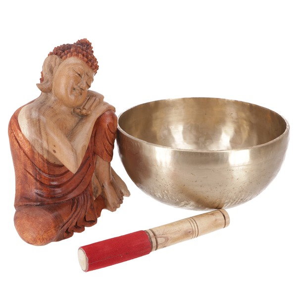 GURU SHOP Handmade Singing Bowl with Long-Lasting Tone, Tibetan Singing