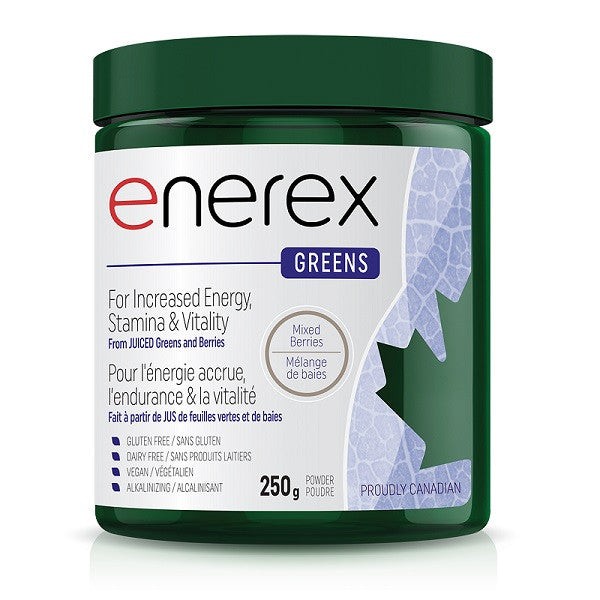 Enerex Greens Mixed Berry Powder, 400 grams