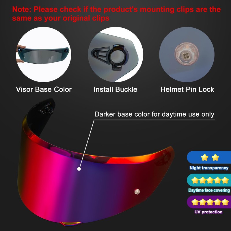 PSLER 2023 New K3 Visor K3 Tinted Visor New K3