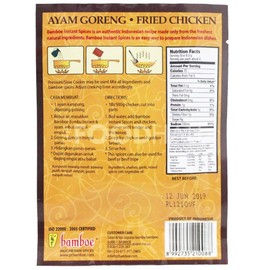 Bamboe Bumbu Ayam Goreng Indonesian Fried Chicken Spice Mix, 33 Gram (Pack of 9)