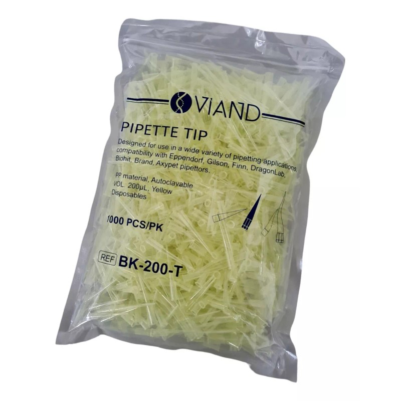 VIAND Puntas Esteriles Para Micropipeta 200ul Pk/1000 Viand
