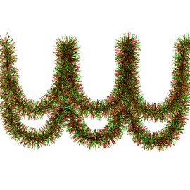 TranquilBliss 50 Feet Christmas Garland, Non-lit Soft for Indoor Decor or Outdoor Use, Premium Quality, for Party Decorations, Stairs, Railing, Closets, Windows, Birthday Party (Silver)